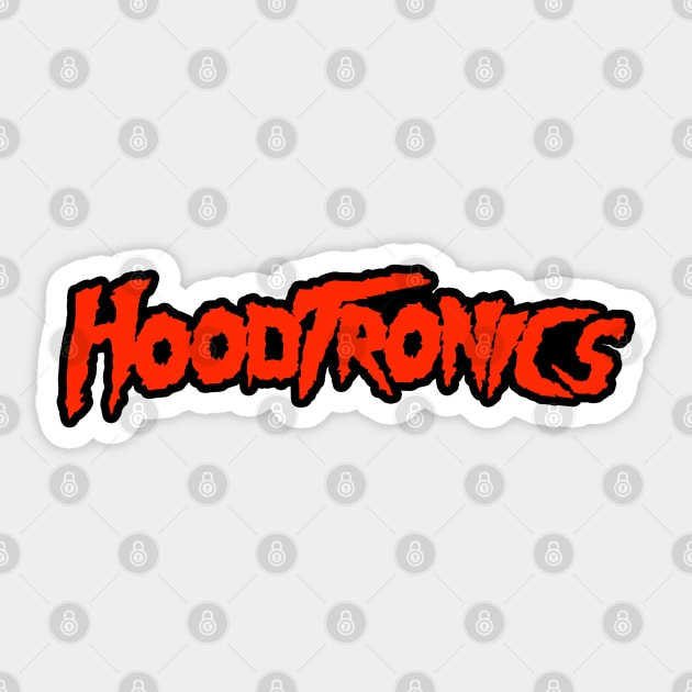 HOODTRONICS MANIA Sticker by AnalogJunkieStudio